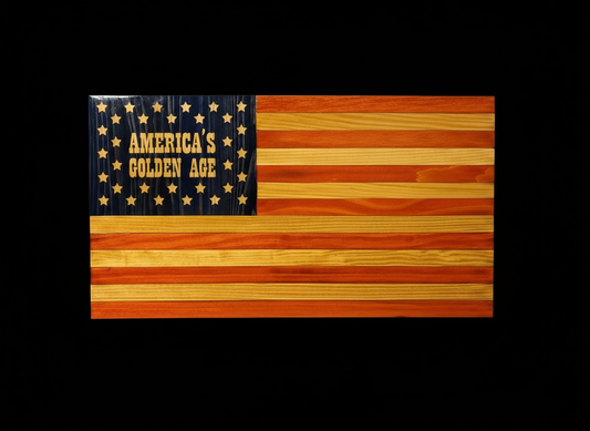 America's Golden Age Flag Maximized