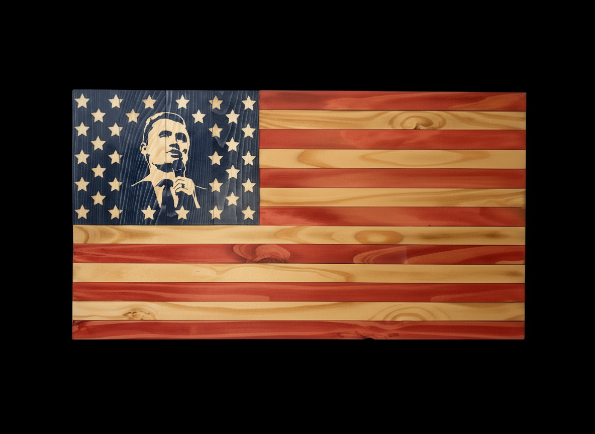 Charlie Kirk Flag Larger and Brighter