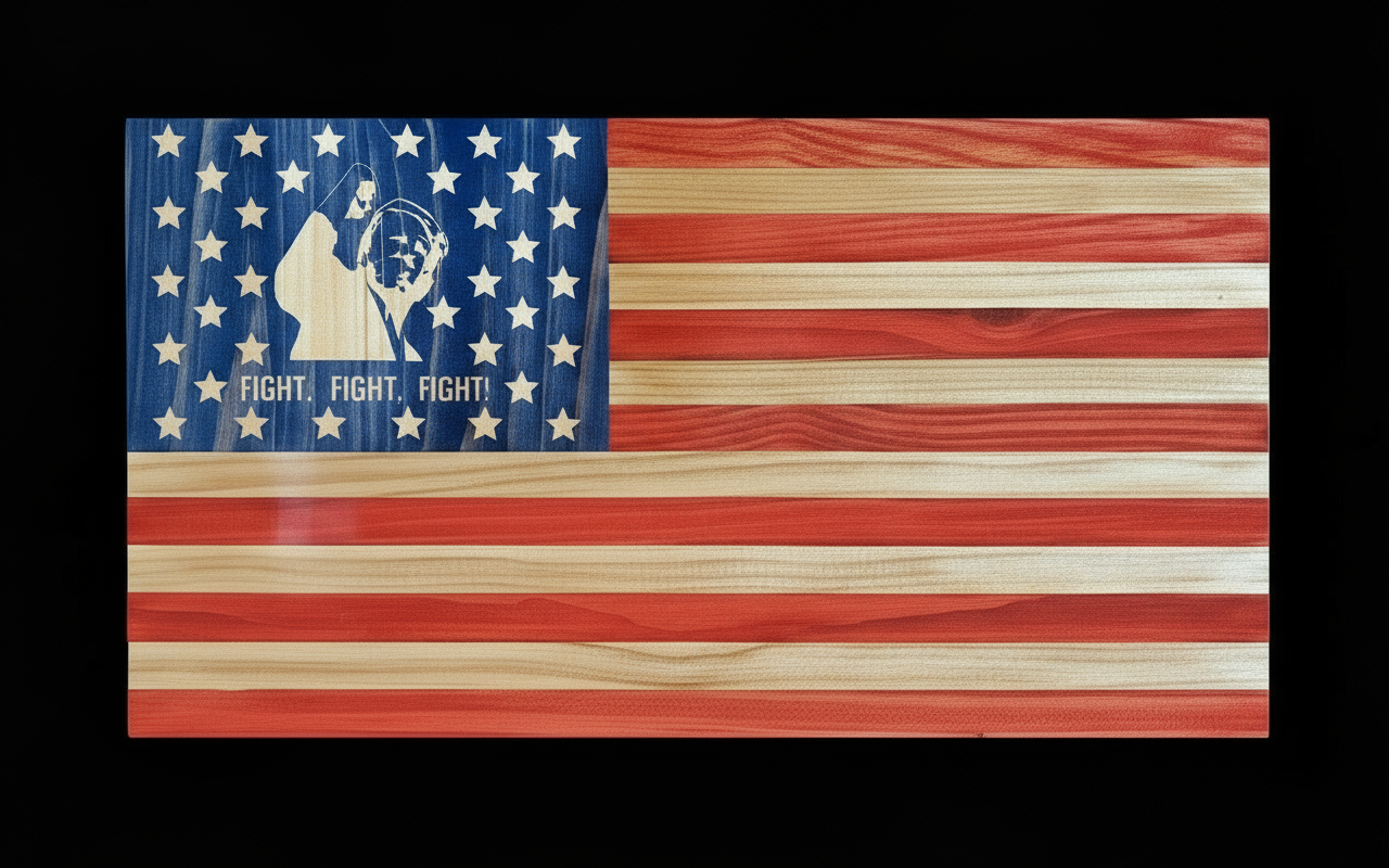 Trump Fight for America Flag Maximized